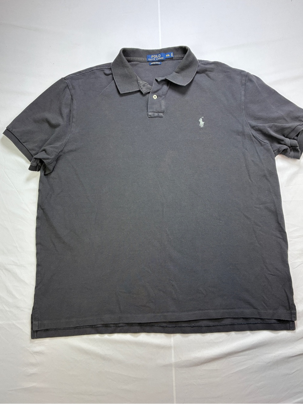 Polo by Ralph Lauren Men's Charcoal Gray Classic Polo Preppy Cotton Casual